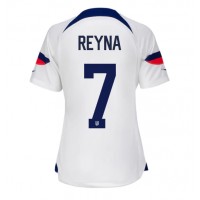Fotballdrakt Dame forente stater Giovanni Reyna #7 Hjemmedrakt VM 2022 Kortermet